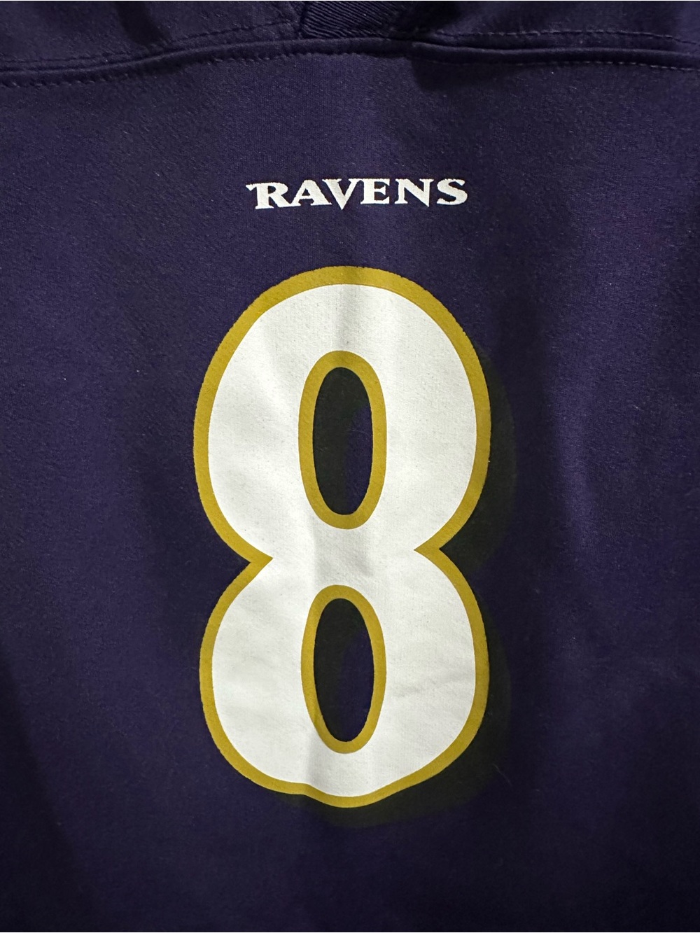 Kids Lamar Jackson Baltimore Ravens #8 Football Jersey - Youth Size M - Picture 2 of 7